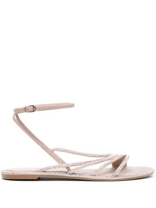 Beige goatskin glitter sandal Le Silla | 1206B020MTPPFES158